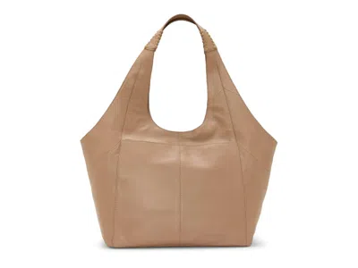 Lucky Brand Beky Leather Tote In Sand