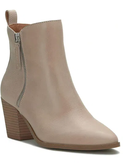 Lucky Brand Bidelia Womens Block Heel Round Toe Mid-calf Boots In Beige