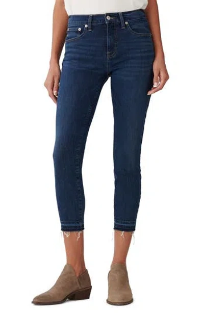 Lucky Brand Bidgette Release Hem Crop Straight Leg Jeans In Blue