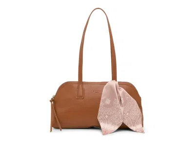 Lucky Brand Bina Scarf Satchel In Pink