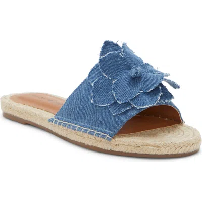 Lucky Brand Biricha Slide Sandal In Medium Denim