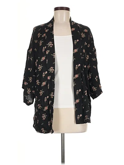 Pre-owned Lucky Brand Blazer Jacket In Black