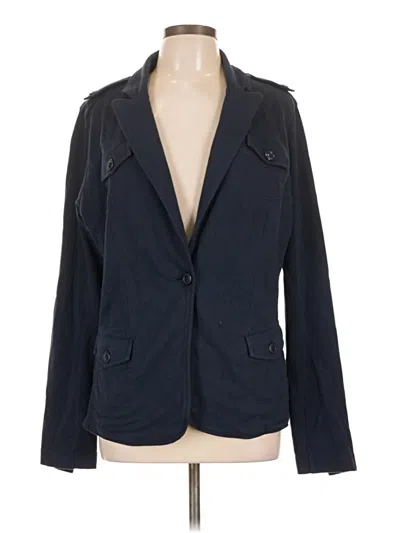 Pre-owned Lucky Brand Blazer Jacket In Blue