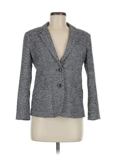 Pre-owned Lucky Brand Blazer Jacket In Gray