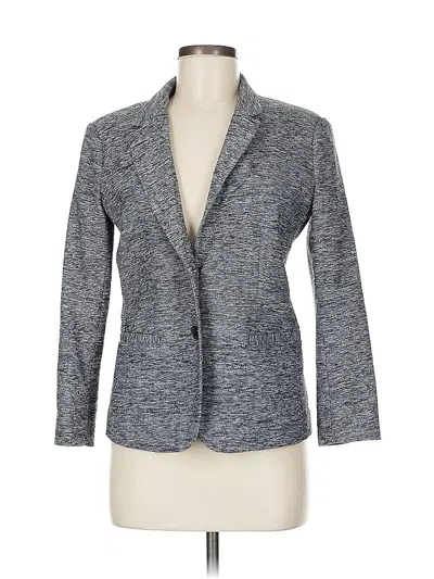 Pre-owned Lucky Brand Blazer Jacket In Gray