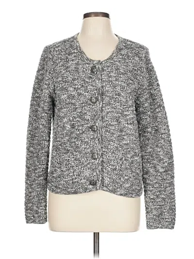 Pre-owned Lucky Brand Blazer Jacket In Gray