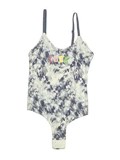 Pre-owned Lucky Brand Bodysuit In Gray