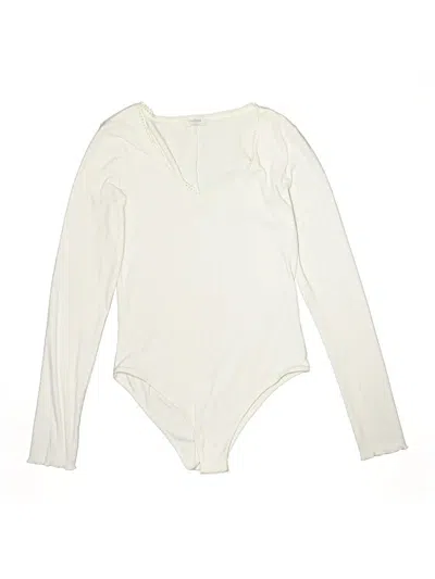 Pre-owned Lucky Brand Bodysuit In White