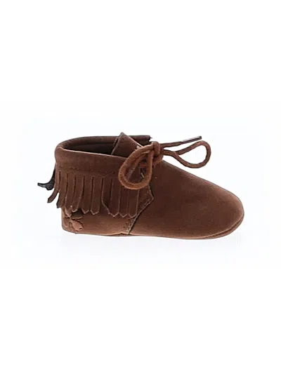 Pre-owned Lucky Brand Kids' Booties In Brown