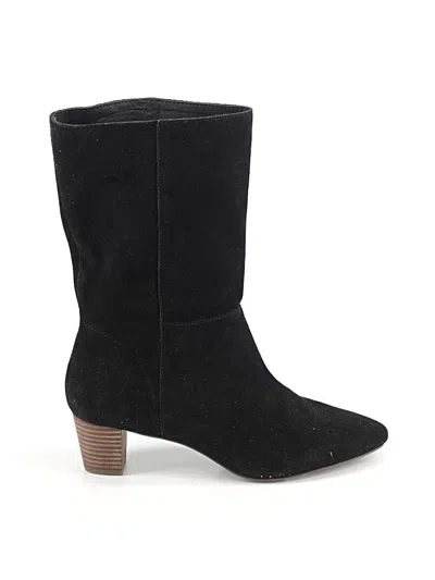 Pre-owned Lucky Brand Boots In Black