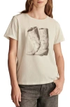 LUCKY BRAND LUCKY BRAND BOOTS COTTON GRAPHIC T-SHIRT