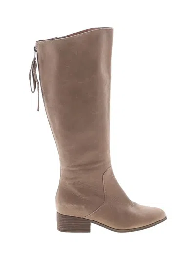 Pre-owned Lucky Brand Boots In Tan
