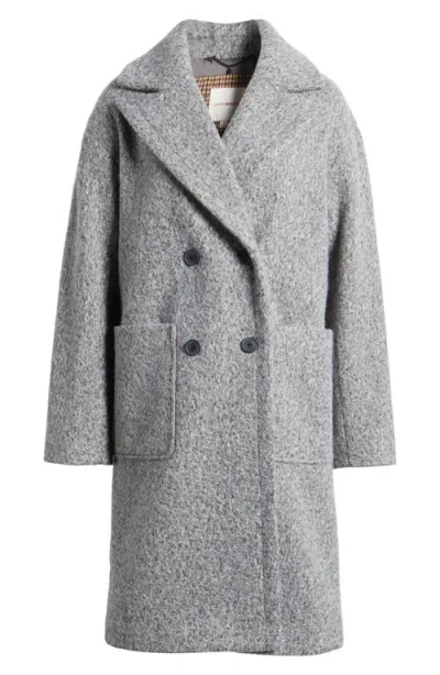 Lucky Brand Bouclé Peacoat In Grey