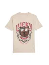 Lucky Brand Boy's Logo Graphic T-shirt In Beige