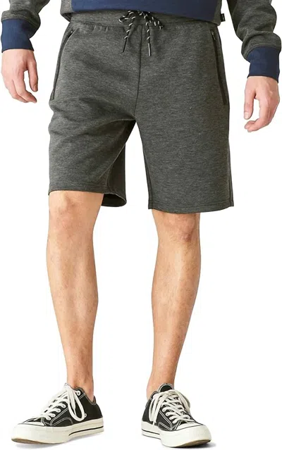 Lucky Brand Breathe Easy Tech Short In Charcoal In Grey