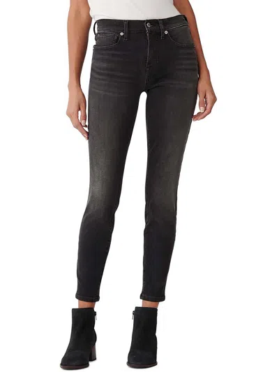 Lucky Brand Bridgette Womens High-rise Stretch Skinny Jeans In Grey