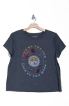 Lucky Brand By The Moon Graphic T-shirt In Phantom