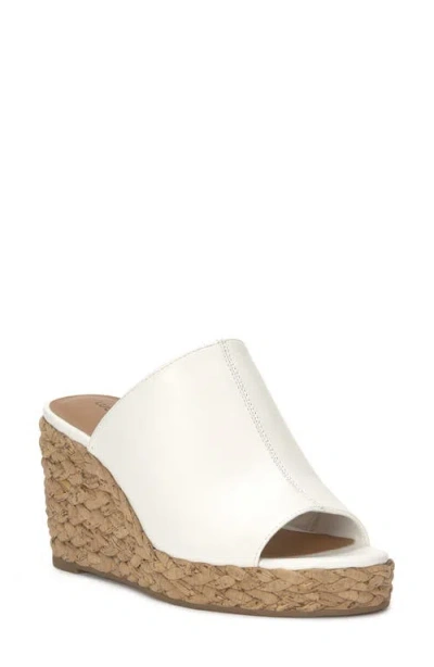 Lucky Brand Cabriah Wedge Slide Sandal In White