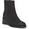 Lucky Brand Caddier Bootie In Black Nubuck