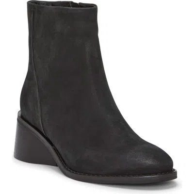Lucky Brand Caddier Bootie In Black Nubuck