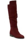 Lucky Brand Calypsow Womens Suede Tall Knee-high Boots In Black