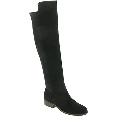 Lucky Brand Calypso Womens Solid Suede Over-the-knee Boots In Black