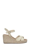 Lucky Brand Candyr Platform Wedge Sandal In Vanilla