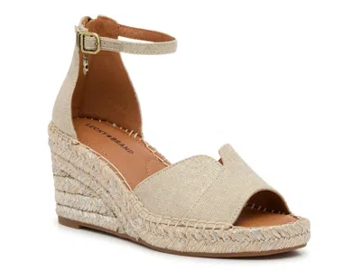 Lucky Brand Canella Espadrille Wedge Sandal In Neutral
