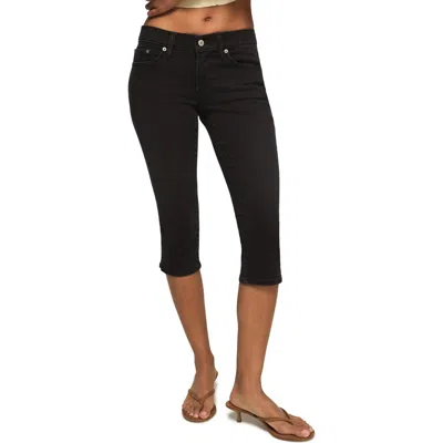Lucky Brand Capri Jeans In Black
