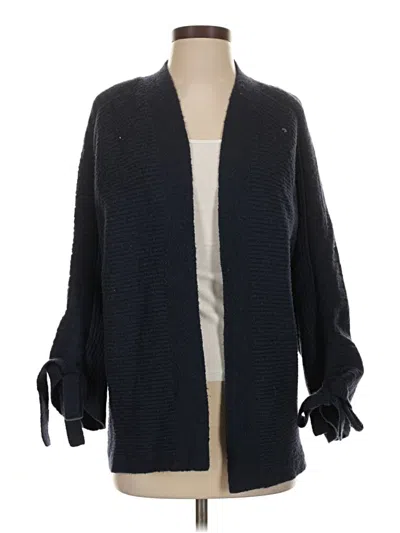 Pre-owned Lucky Brand Cardigan Sweater In Black