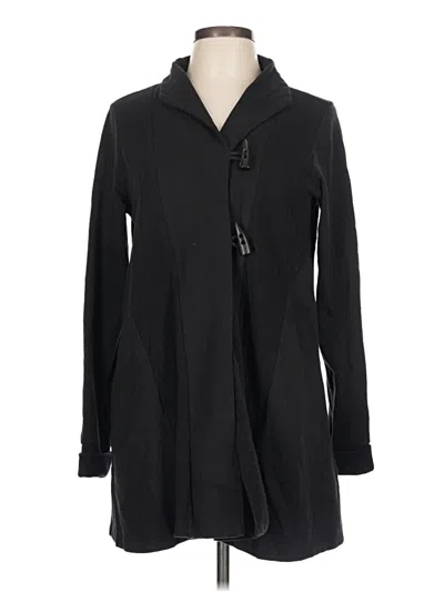 Pre-owned Lucky Brand Cardigan Sweater In Black