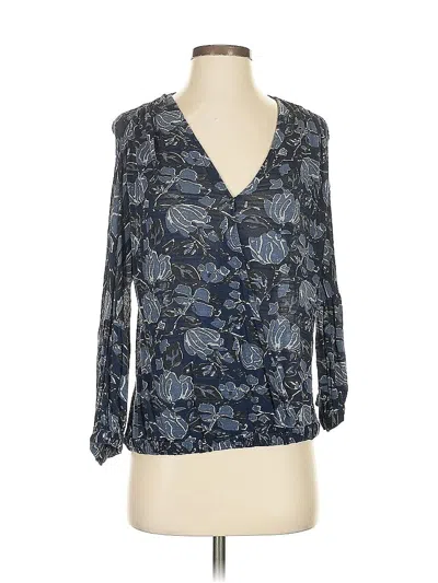 Pre-owned Lucky Brand Cardigan Sweater In Blue