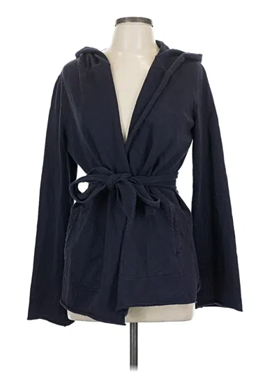 Pre-owned Lucky Brand Cardigan Sweater In Blue