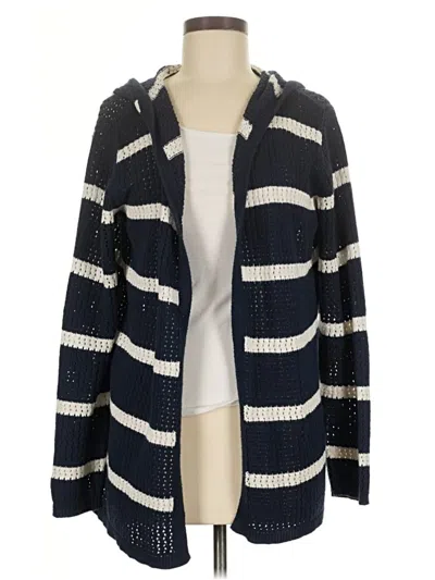 Pre-owned Lucky Brand Cardigan Sweater In Blue