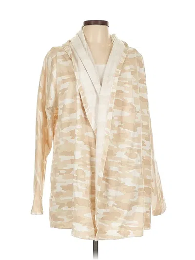 Pre-owned Lucky Brand Cardigan Sweater In Brown