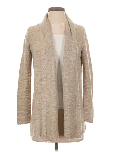 Pre-owned Lucky Brand Cardigan Sweater In Brown