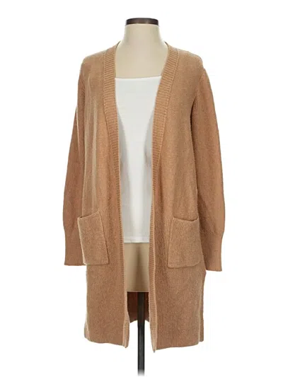 Pre-owned Lucky Brand Cardigan Sweater In Brown