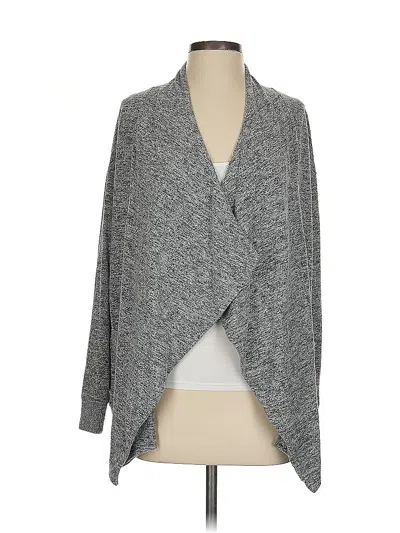 Pre-owned Lucky Brand Cardigan Sweater In Gray