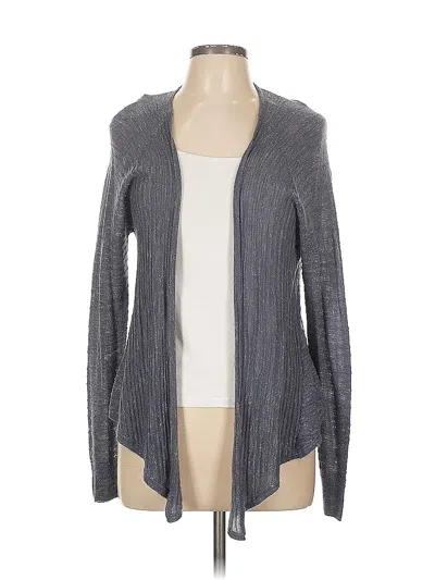 Pre-owned Lucky Brand Cardigan Sweater In Gray