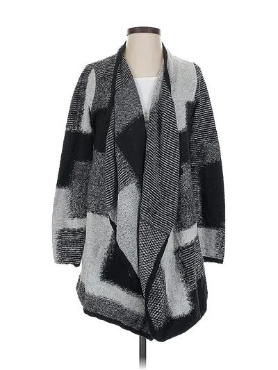 Pre-owned Lucky Brand Cardigan Sweater In Gray