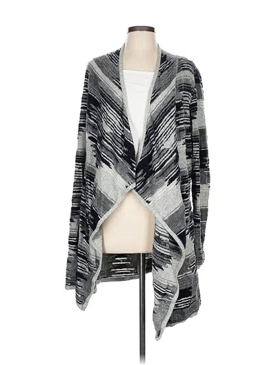 Pre-owned Lucky Brand Cardigan Sweater In Gray