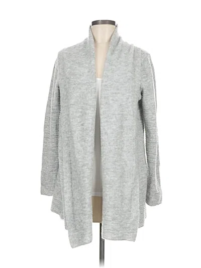 Pre-owned Lucky Brand Cardigan Sweater In Gray