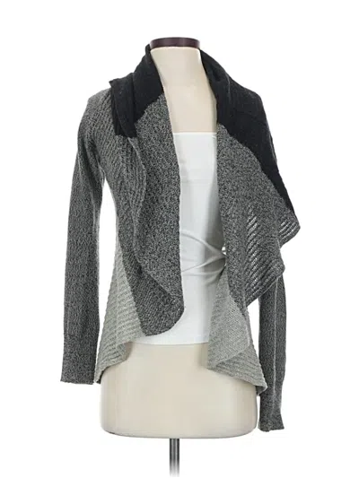 Pre-owned Lucky Brand Cardigan Sweater In Gray