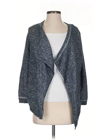 Pre-owned Lucky Brand Cardigan Sweater In Gray