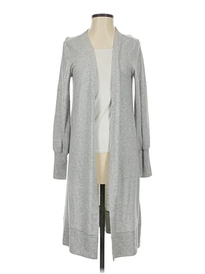 Pre-owned Lucky Brand Cardigan Sweater In Gray