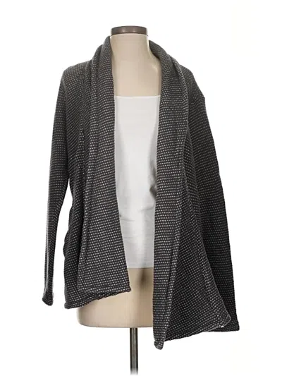 Pre-owned Lucky Brand Cardigan Sweater In Gray