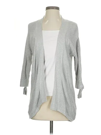 Pre-owned Lucky Brand Cardigan Sweater In Gray