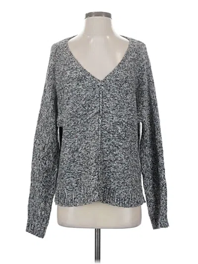Pre-owned Lucky Brand Cardigan Sweater In Gray