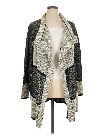Pre-owned Lucky Brand Cardigan Sweater In Gray