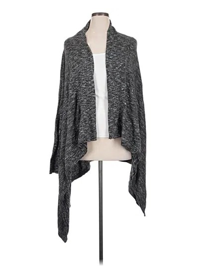 Pre-owned Lucky Brand Cardigan Sweater In Gray